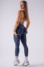 Легінси Nebbia Push-Up Compression Leopard Leggings PRIMAL Dark Blue 849