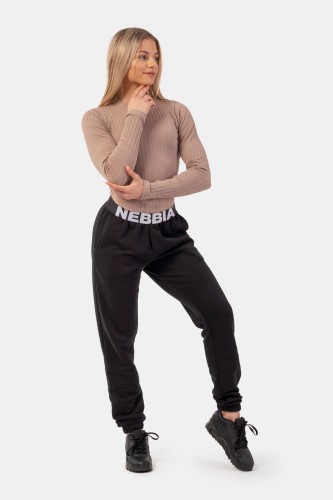 Спортивные штаны Iconic Mid Waist Sweatpants 408 Black
