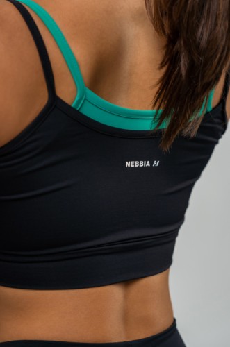 Топ Nebbia Double Layer Light-Support Sports Bra Flex Black 241