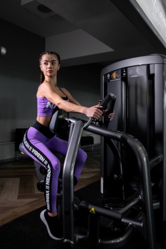 Легінси Nebbia High Waisted Side Stripe Leggings Iconic Lila 209