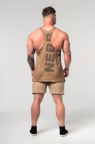 Шорти Nebbia Gym Sweatshorts GYM BRO Light Brown 352