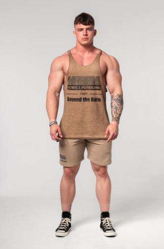 Шорти Nebbia Gym Sweatshorts GYM BRO Light Brown 352