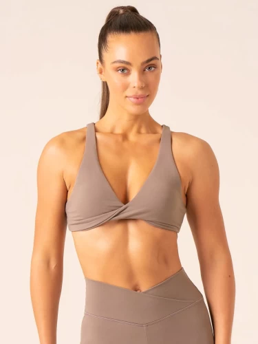 Топ Ryderwear Momentum Twist Sports Bra - Taupe