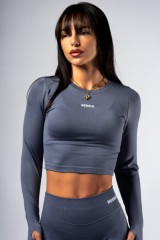 Топ Nebbia Seamless Long-Sleeve Top POWER Grey 892