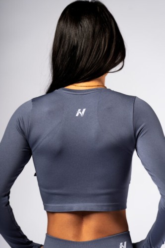 Топ Nebbia Seamless Long-Sleeve Top POWER Grey 892