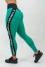 Леггинсы Nebbia High Waisted Side Stripe Leggings Iconic Green 209