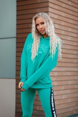 Леггинсы Nebbia High Waisted Side Stripe Leggings Iconic Green 209