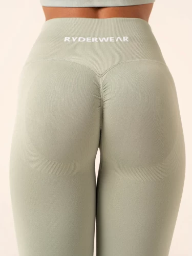 Леггинсы Ryderwear Lift BBL Scrunch Seamless Leggings - Sage
