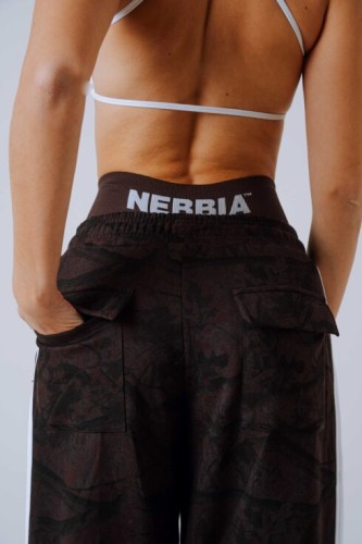 Штани Nebbia Oversized Sweatpants POWER Dark Brown Camo 896