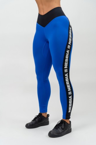 Легінси Nebbia High Waisted Side Stripe Leggings Iconic Blue 209