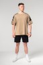 Футболка Nebbia Oversized T-shirt LIFTING CLUB Light Brown 353