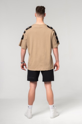 Футболка Nebbia Oversized T-shirt LIFTING CLUB Light Brown 353