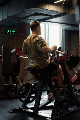 Футболка Nebbia Oversized T-shirt LIFTING CLUB Light Brown 353