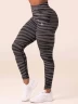 Леггинсы Ryderwear Zebra Seamless Leggings - Grey Marl/Black Zebra