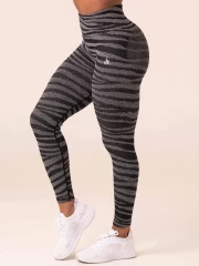Легінси Ryderwear Zebra Seamless Leggings - Grey Marl/Black Zebra