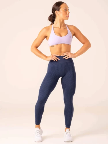 Леггинсы Ryderwear Honeycomb Scrunch Seamless Leggings - Navy