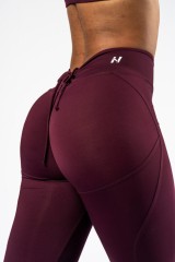 Леггинсы Nebbia V-Cut Lace-Up Sculpting Leggings OWN YOUR POWER Dark Red 426