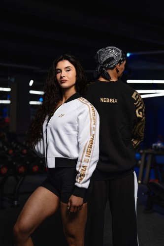 Бомбер Nebbia Gold Heritage Bomber – Black 717