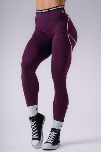 Легінси NEBBIA x Olympia High-Waist Leggings Bordo 935