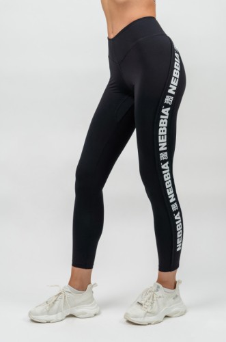 Легінси Nebbia High Waisted Side Stripe Leggings Iconic Black 209