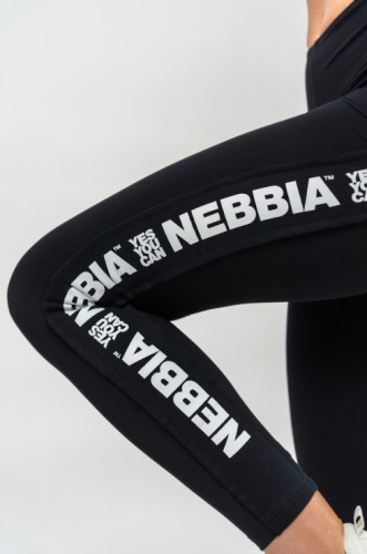 Легінси Nebbia High Waisted Side Stripe Leggings Iconic Black 209