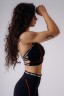 Топ NEBBIA x Olympia Open-Back Sports Bra Black 936