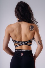 Топ NEBBIA x Olympia Open-Back Sports Bra Black 936