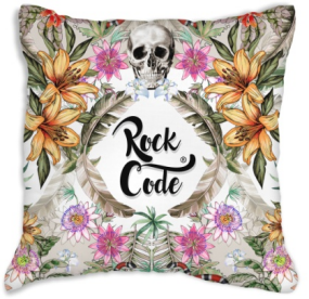 Чохол Rock Code Capa de Almofada Yellow Flowers