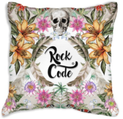 Чехол Rock Code Capa de Almofada Yellow Flowers