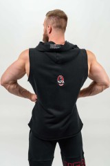 Безрукавка Nebbia Sleeveless Hoodie Sweatshirt IRON BEAST Black 710