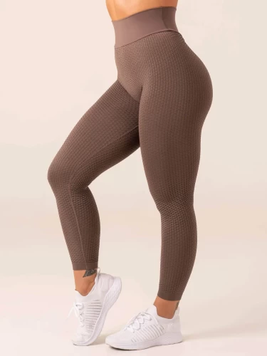 Леггинсы Ryderwear Honeycomb Scrunch Seamless Leggings - Taupe