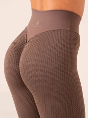 Леггинсы Ryderwear Honeycomb Scrunch Seamless Leggings - Taupe