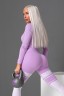 Леггинсы Fitzona LILAC AND WHITE LEGGINGS