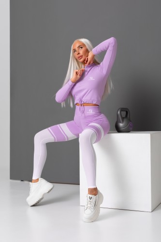 Леггинсы Fitzona LILAC AND WHITE LEGGINGS