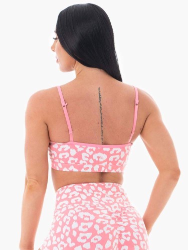 Cпортивний топ Animal Sports Bra Leopard Pink
