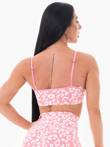 Cпортивний топ Animal Sports Bra Leopard Pink