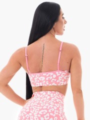 Cпортивный топ Animal Sports Bra Leopard Pink