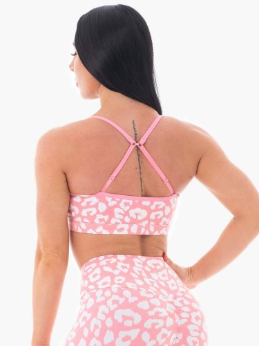 Cпортивний топ Animal Sports Bra Leopard Pink