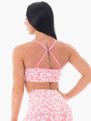 Cпортивный топ Animal Sports Bra Leopard Pink