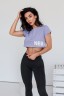 Топ Nebbia Oversized Crop Top Powerhouse Light Purple 279