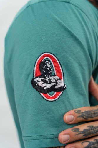 Футболка Nebbia Loose T-shirt DEDICATION Green 709