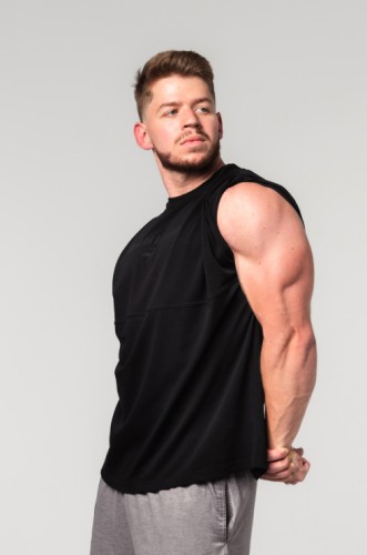 Футболка Nebbia Oversized Heavyweight Cotton T-shirt NO SHORTCUTS Black 354