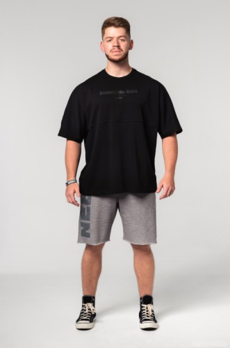 Футболка Nebbia Oversized Heavyweight Cotton T-shirt NO SHORTCUTS Black 354