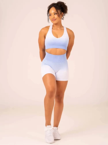 Топ Ryderwear Ombre Seamless Sports Bra - Cornflower Blue Ombre