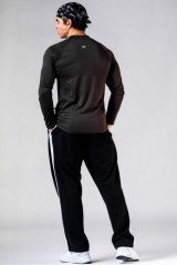 Лонгслив чоловічий Nebbia Seamless Long-Sleeve Top POWER Black 901