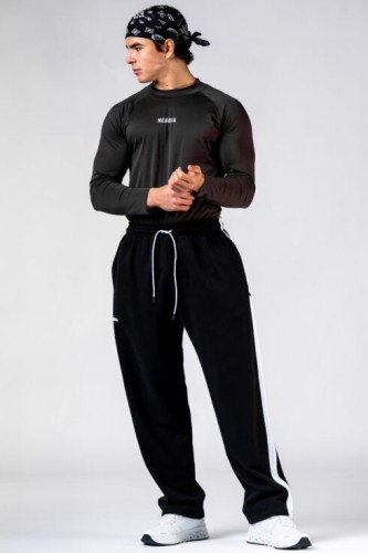 Лонгслив чоловічий Nebbia Seamless Long-Sleeve Top POWER Black 901