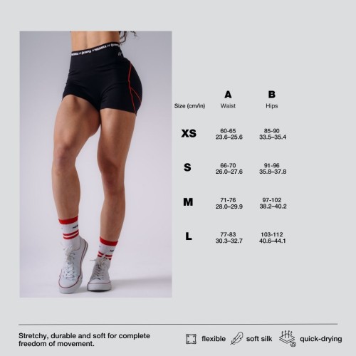 Шорти NEBBIA x Olympia High-Waist Shorts Black 937