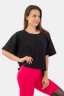 Футболка Organic Cotton Loose Fit “The Minimalist” Crop Top 417 Black