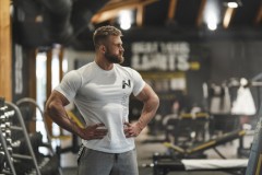 ФУТБОЛКА VERTICAL LOGO NEBBIA T-SHIRT WHITE 293