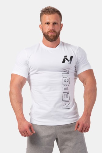 ФУТБОЛКА VERTICAL LOGO NEBBIA T-SHIRT WHITE 293